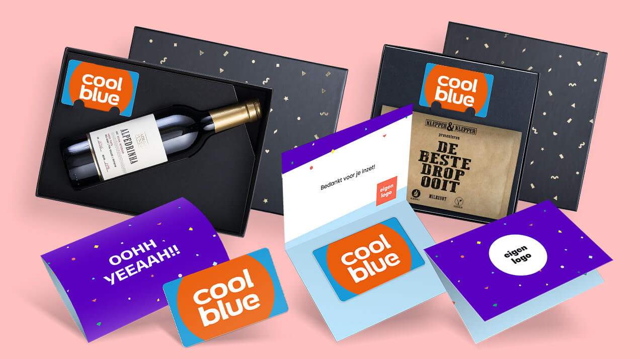 Zakelijke Coolblue Cadeaukaarten bestellen